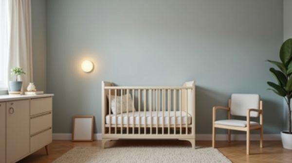 Aménager la chambre de bébé avec une veilleuse murale apaisante