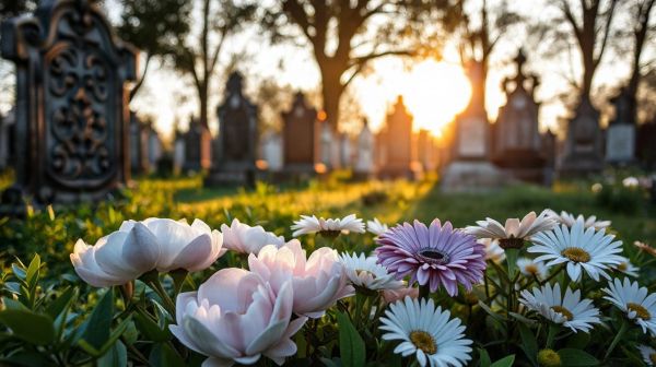 Choisir des fleurs durables pour décorer les cimetières
